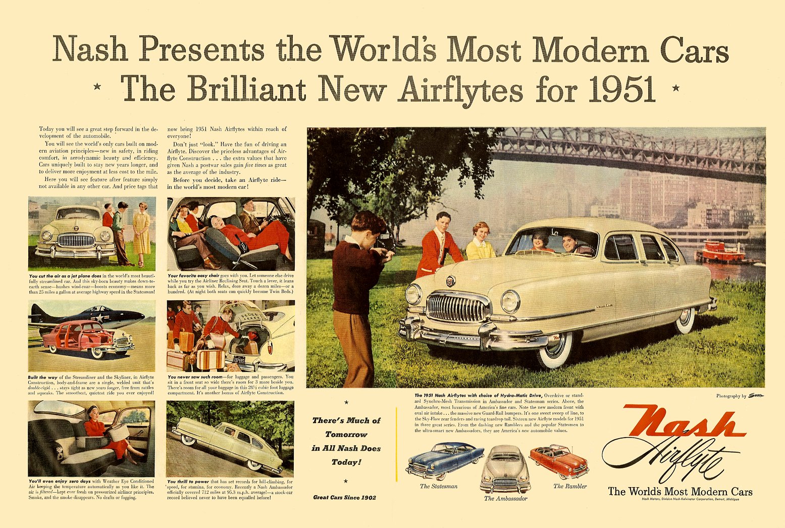 1951 Nash Auto Advertising